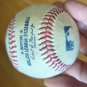 MLB Official Game Used Baseball Red Sox Fenway Park